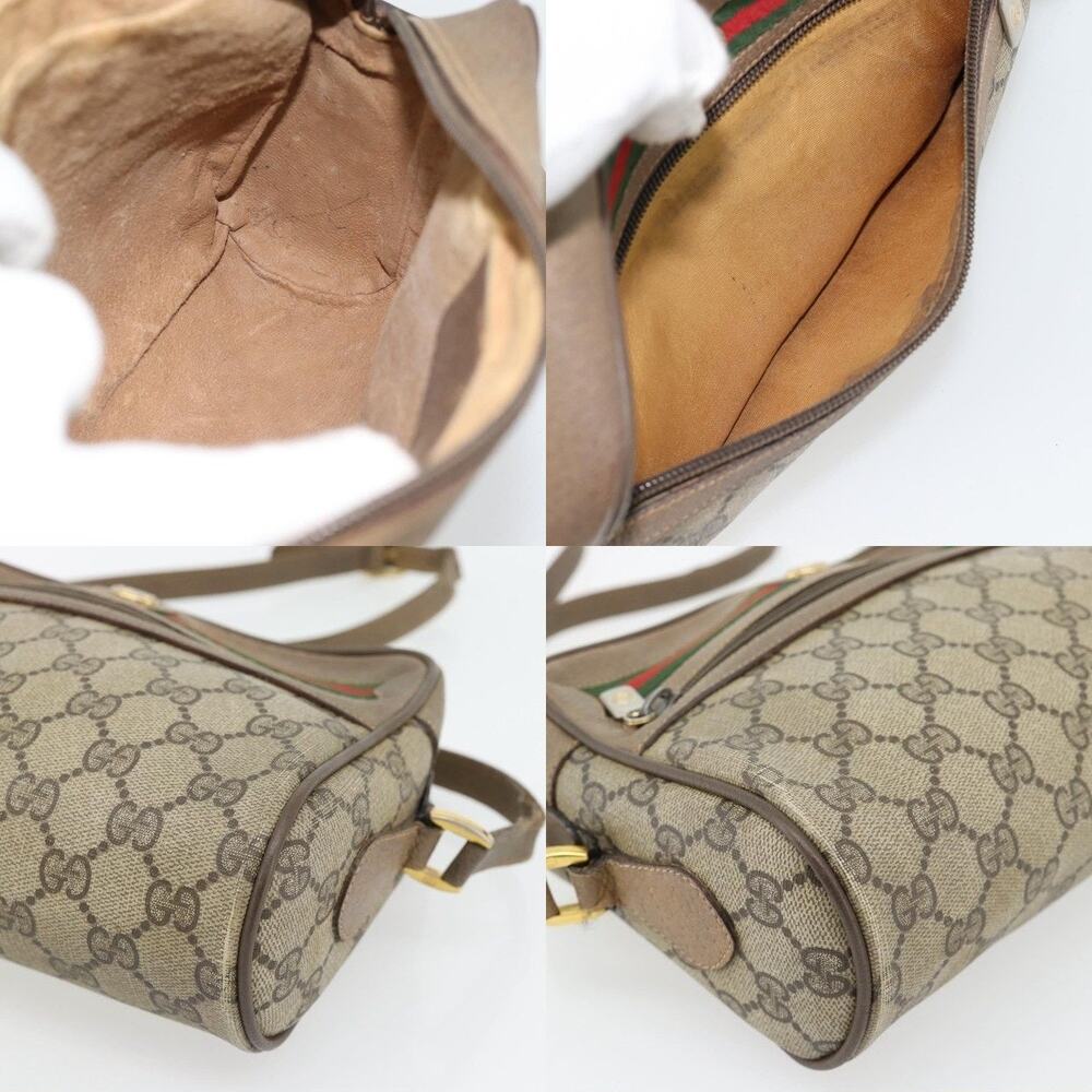Gucci GG Supreme Web Shoulder Bag Beige - Picture 15 of 16